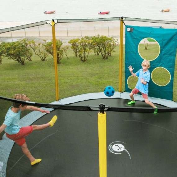 Fun-Torwand für Gartentrampoline