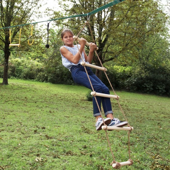 Échelle de corde - Ninja Slackline  Échelle de corde - Ninja Slackline