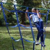 Ninja Parcours Kletternetz