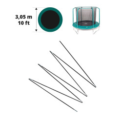 Fiberglasbögen für das Sicherheitsnetz des Oxygen Ø 305