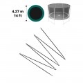 Fiberglasbögen für das Sicherheitsnetz des Jump’Up Ø 427 Fiberglasbögen für das Sicherheitsnetz des Jump’Up Ø 427