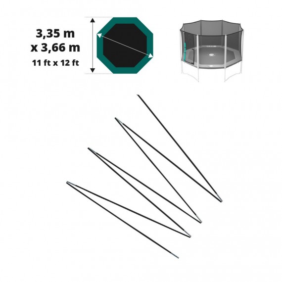 Fiberglasbögen für das Sicherheitsnetz des Jippieh 360