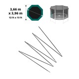 Fiberglasbögen für das Sicherheitsnetz des Jippieh 390