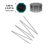 Fiberglasbögen für das Sicherheitsnetz des Jippieh 430