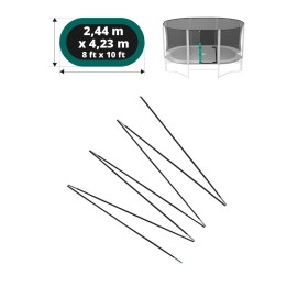 Fiberglasbögen für das Sicherheitsnetz des Ovalie 430 