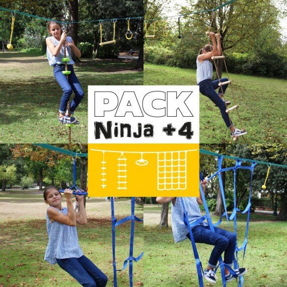 Paket 4 Zubehör Ninja Parcours