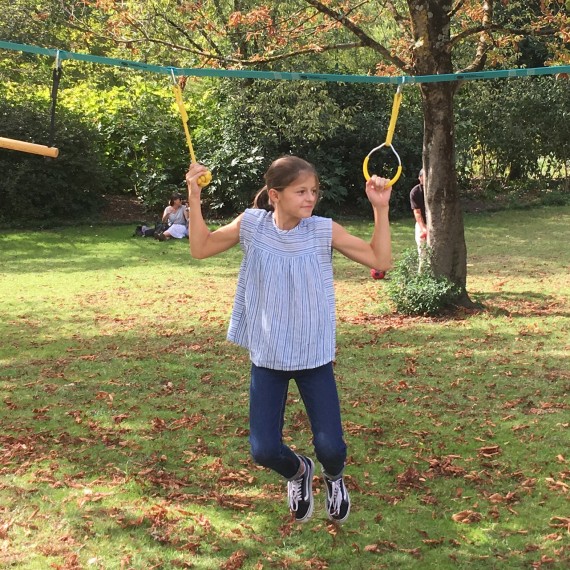 Boule en corde - Parcours Ninja