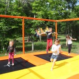 Aero 265 Trampolinreihen - Quadratisch