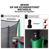 Filet textile Ø 305 avec sangles - 2019