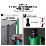 Sicherheitsnetz für rundes Trampolin 430