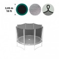 Sicherheitsnetz mit Spanngurten für Trampolin Ø 305 mit 6 Randpfosten Sicherheitsnetz mit Spanngurten für Trampolin Ø 305 mit 6 Randpfosten