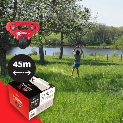 Zip line des Gartens von 45m Zip line des Gartens von 45m