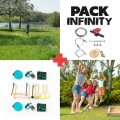 Infinity Pack - Infinity Seilrutsche + Ninja-Parcours Infinity Pack - Infinity Seilrutsche + Ninja-Parcours