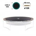 Sprungtuch für Trampolin Ø 488 für 120x 180 mm Federn Sprungtuch für Trampolin Ø 488 für 120x 180 mm Federn
