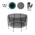 Premium Sicherheitsnetz mit 8 Pfosten für Trampolin Ø 366 Premium Sicherheitsnetz mit 8 Pfosten für Trampolin Ø 366