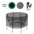 Sicherheitsnetz mit 8 Randpfosten für Trampolin Ø 427 Sicherheitsnetz mit 8 Randpfosten für Trampolin Ø 427