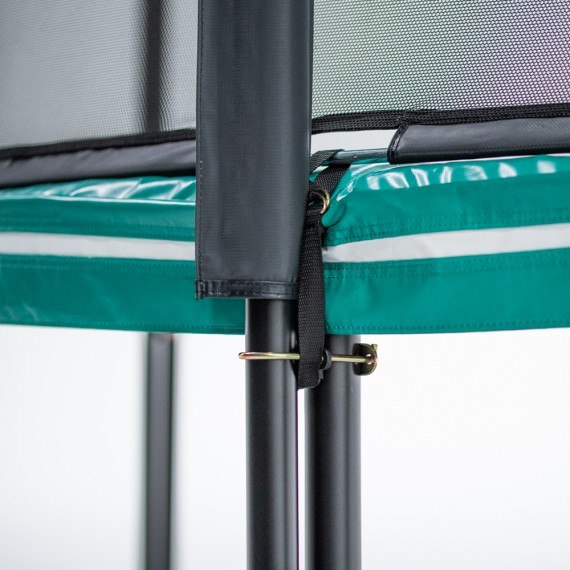 Premium Sicherheitsnetz mit 8 Pfosten für Trampolin Ø 396