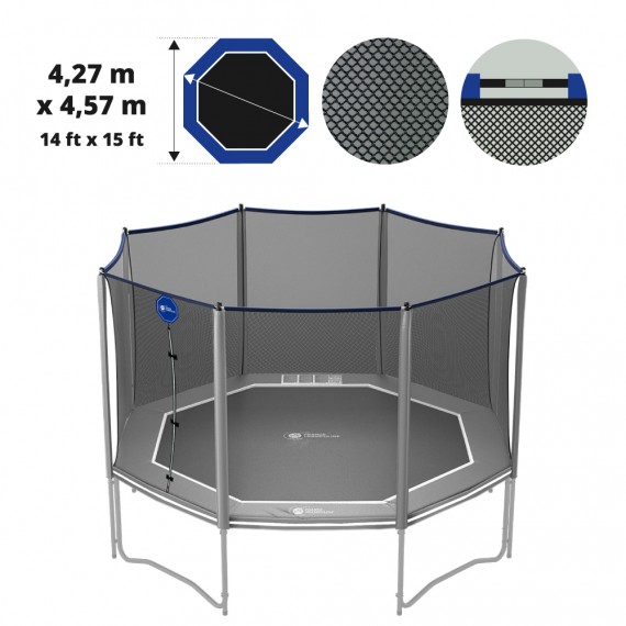 15ft Octopulse Premium trampoline net