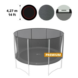 Premium Fangnetz für Trampolin 430