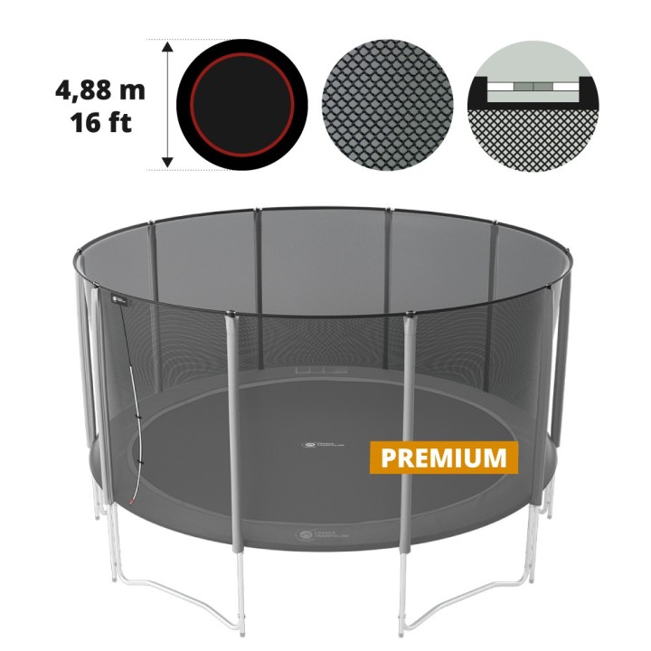 Premium Fangnetz für Trampolin 490