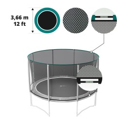 Premium Fangnetz für Trampolin 360