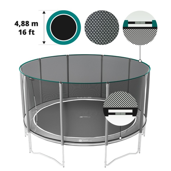 Premium Fangnetz für Trampolin 490