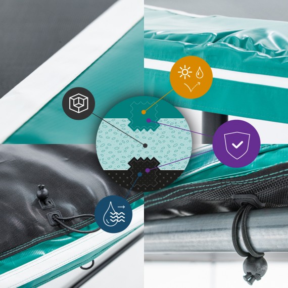 Boost'Up 360 Trampolin ohne Netz 