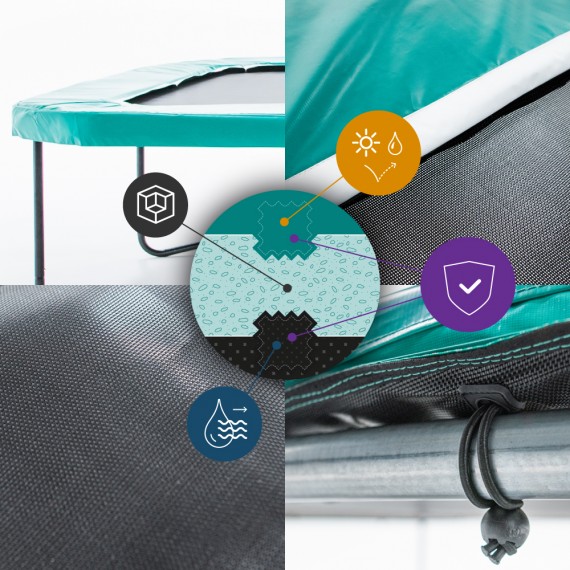 Trampolin Apollo Square 300 ohne Netz