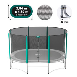 Sicherheitsnetz für ovale Trampoline Ø490