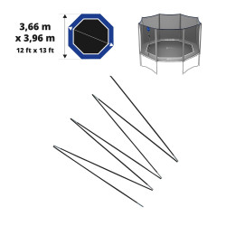 Satz Glasfaserbügel für Octopulse 390 - Ø12 mm netto