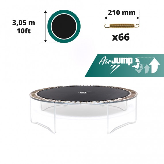 Sprungtuch für Trampolin Ø 305 für 66 x 210 mm Federn
