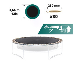 Sprungtuch für Trampolin Ø 366 für 80x 230 mm Federn