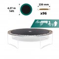 Sprungtuch für Trampolin Ø 427 für 96x 230 mm Federn Sprungtuch für Trampolin Ø 427 für 96x 230 mm Federn