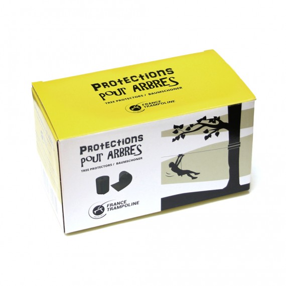 Paar Schutzvorrichtungen für Garten-Seilbahnen 