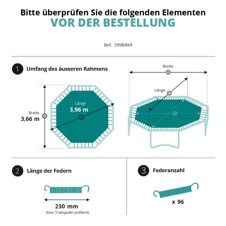 Sprungtuch für Octopulse 390