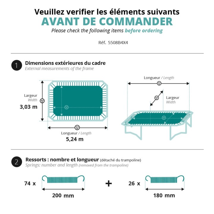 Toile de saut 2020 ????
