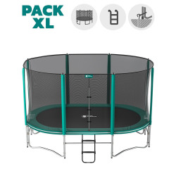 Ovalie 360 Trampolin - Pack XL