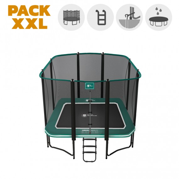 Apollo Square 300 Trampolin - Pack XXL