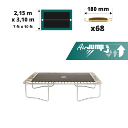 Sprungtuch AirJump für rechteckiges Trampolin 300 für 68x 180mm Federn