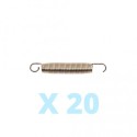 Set aus 20 Federn 165 mm