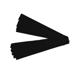 8er-Set Schwarze Pfostenhülle Ø32 mm 