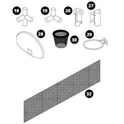 Pièces 18 - Jonction 4 sorties - Fun Arena