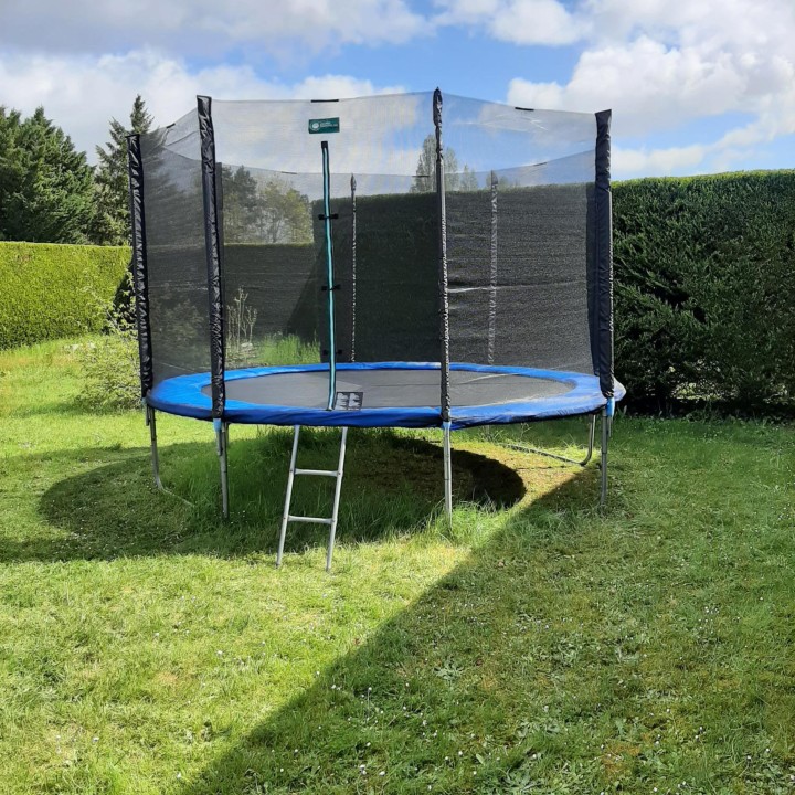 Sicherheitsnetz mit Hüllen für Trampolin Ø 366