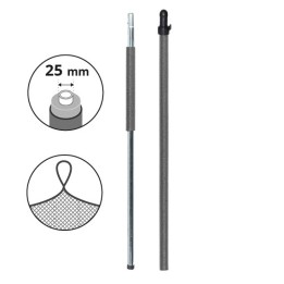 Ganzer Pfosten Ø25 mm für Trampolin 366 oder mehr