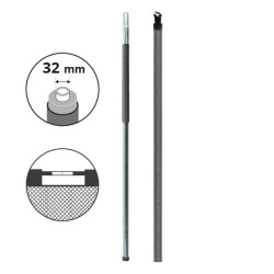 Ganzer Pfosten Ø32 mm, von Netzen mit Fiberglasbögen der Reihe 300