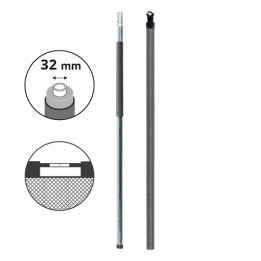 Ganzer Pfosten Ø32 mm für Trampoline Ø360 oder mehr