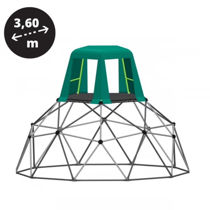 Hütte für 3,60 Meter Kletterkuppel