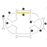 Rahmenstange Ovalie 490 – 48/42mm Teil G