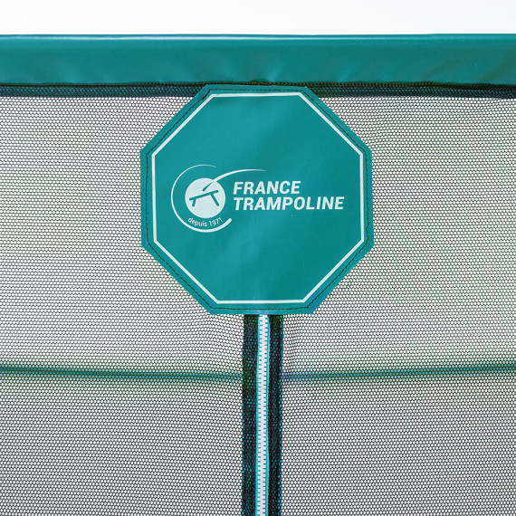 Premium Sicherheitsnetz mit Randpfosten für Octopulse 390 - grünes