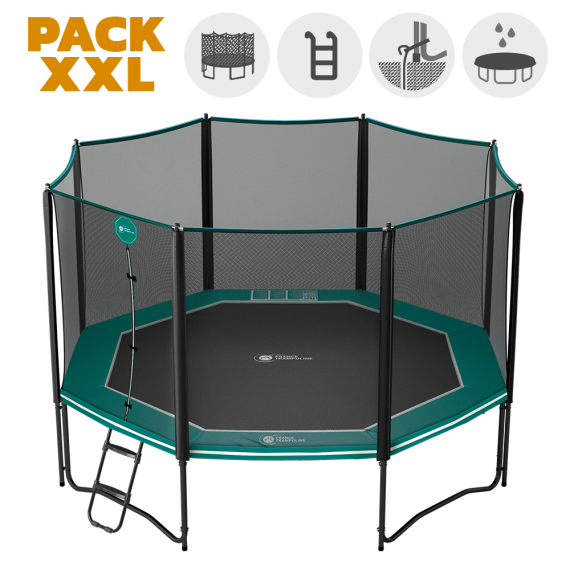 Octopulse 430 Trampolin - Pack XXL - Grün Octopulse 430 Trampolin - Pack XXL - Grün